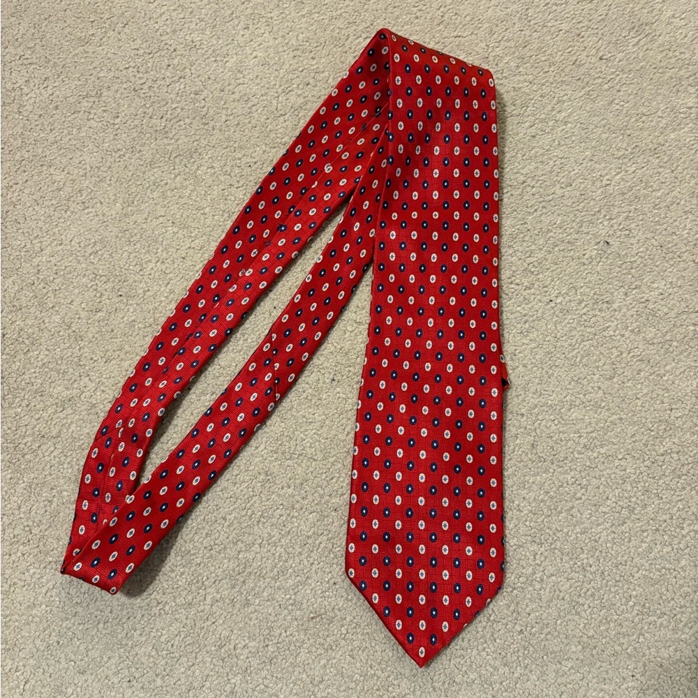 Staffiord- Red Silk Men's Tie